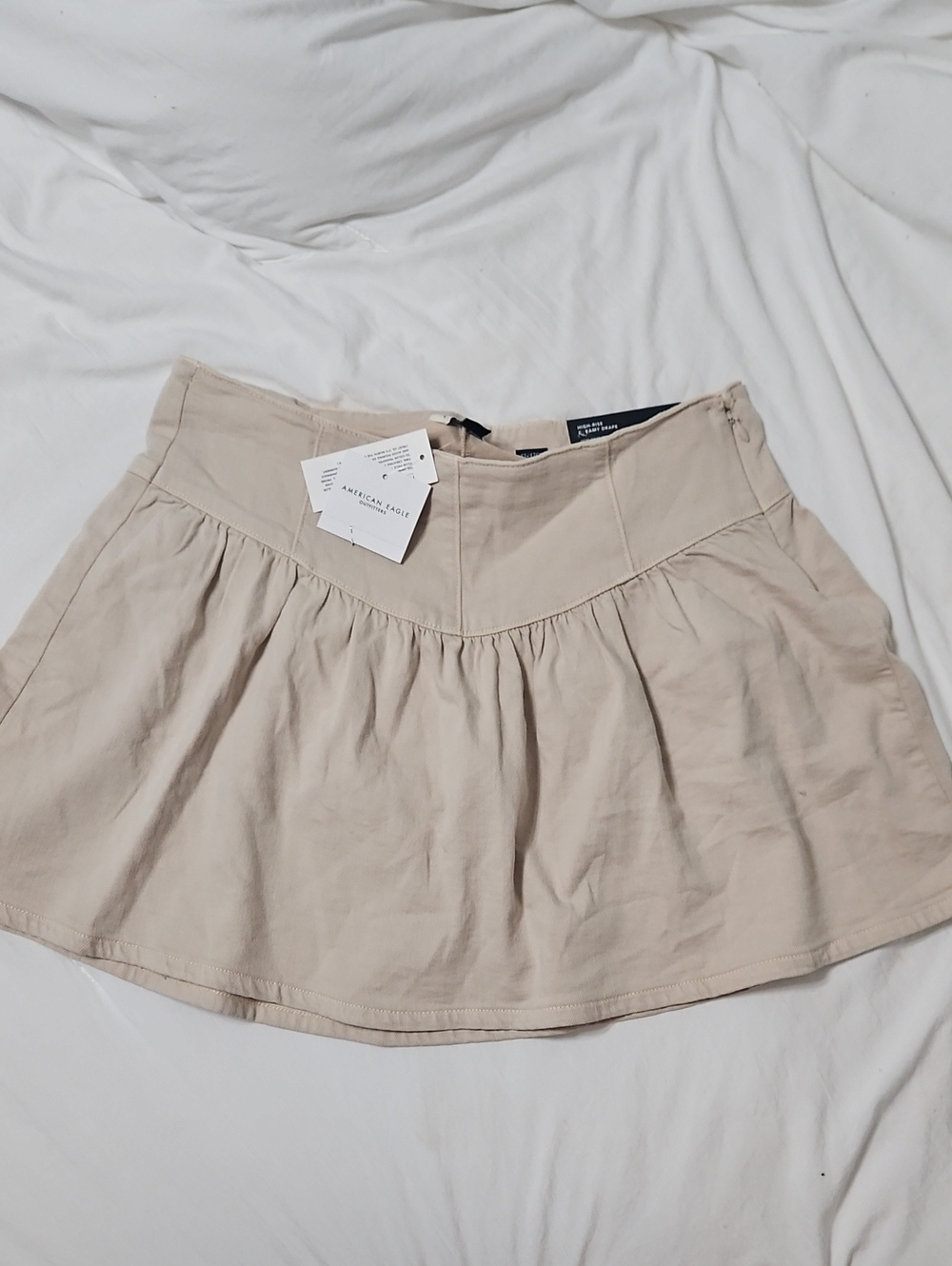 AE Drop Waist Dreamy Drape High Rise Mini Skort